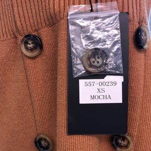 NWT Mo:vint Jeannette Button Skirt XS